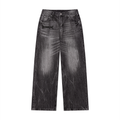 Men’s Vintage Wash Wide Leg Jeans