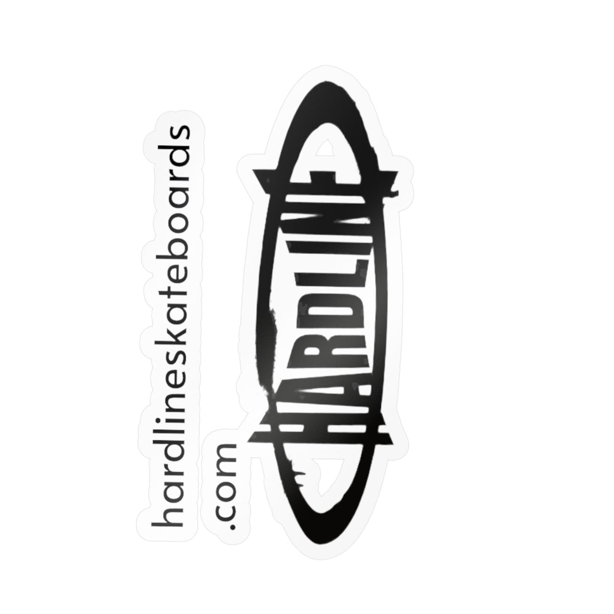 Hardline Skateboards Logo Kiss-Cut Vinyl Sticker
