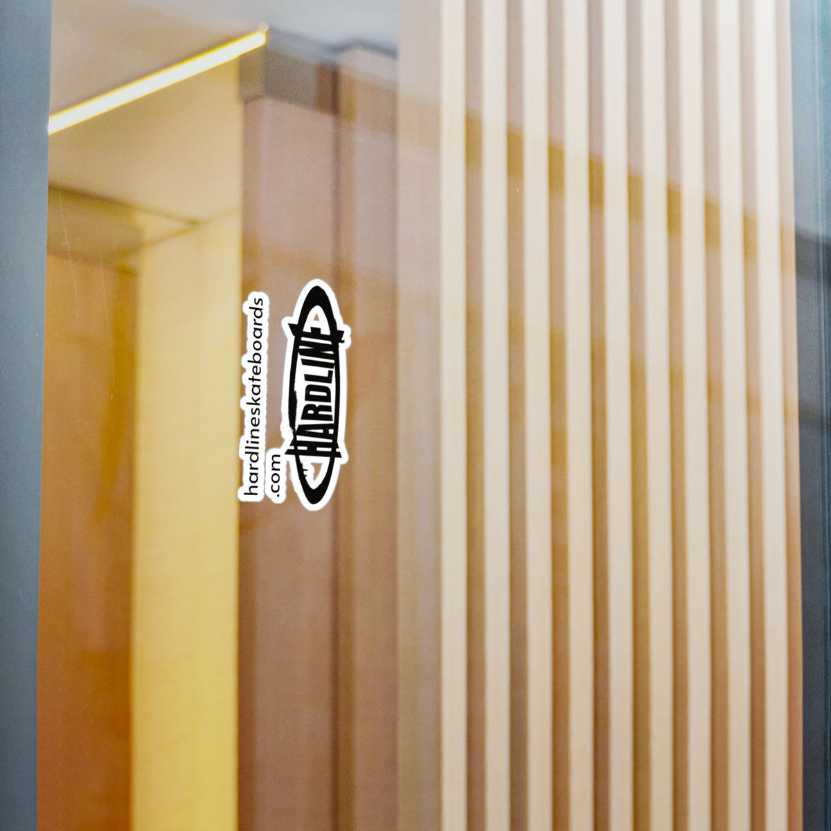 Hardline Skateboards Logo Kiss-Cut Vinyl Sticker